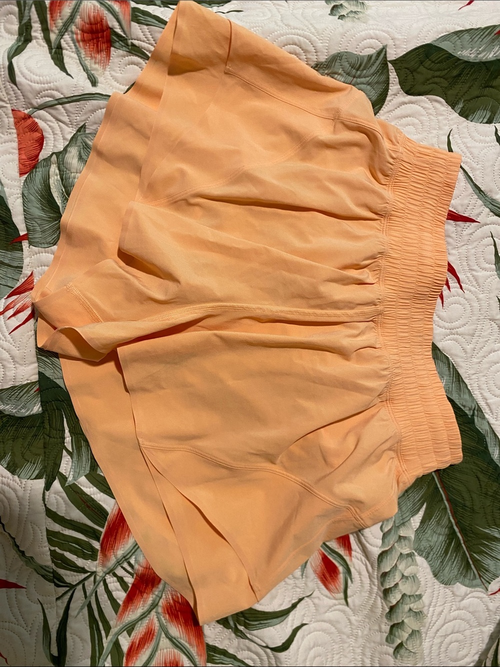 lululemon athletica Peach-Orange Athletic Shorts